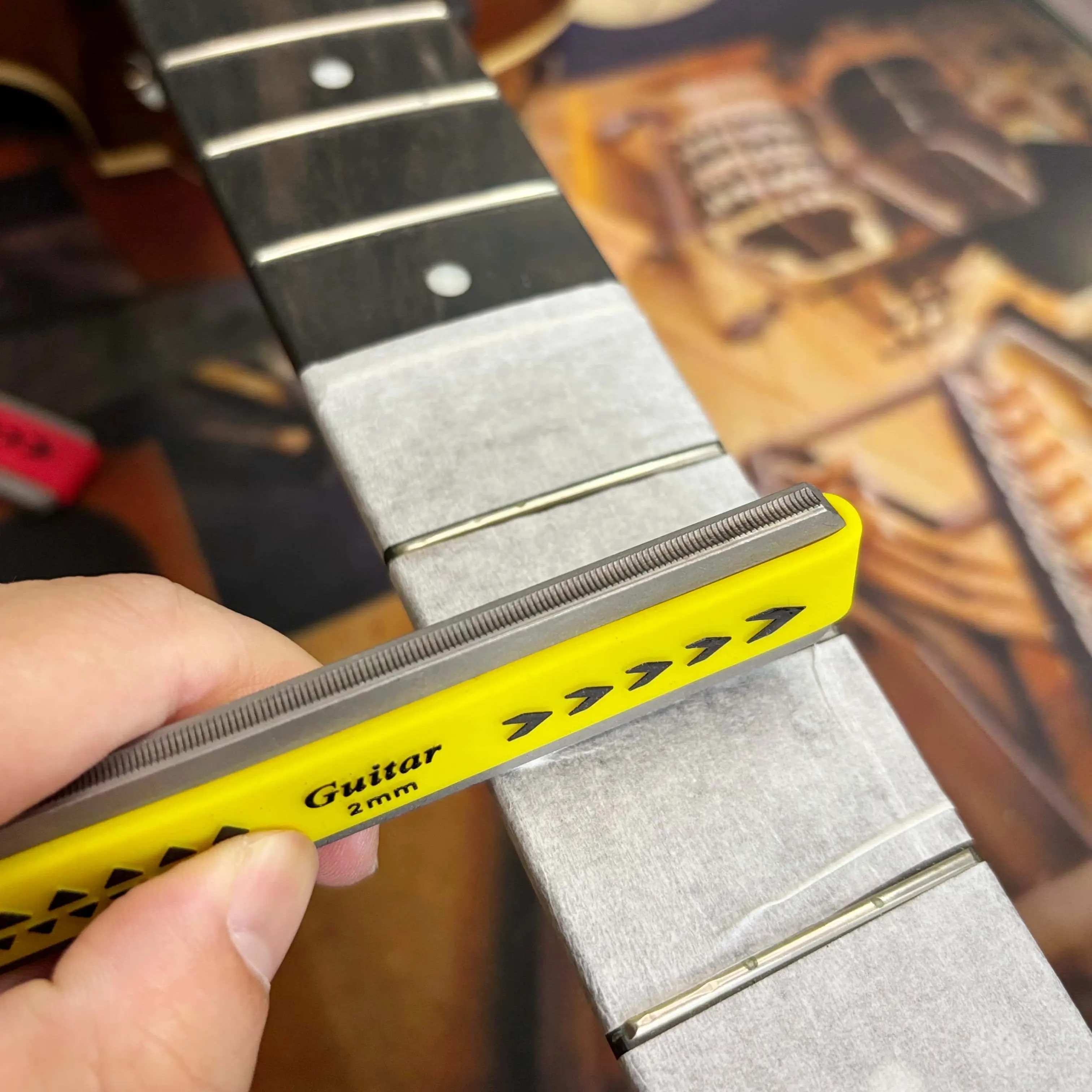 Musical Instrument In English - Guitar Ukulele Strings Instrument Fingerboard Fret