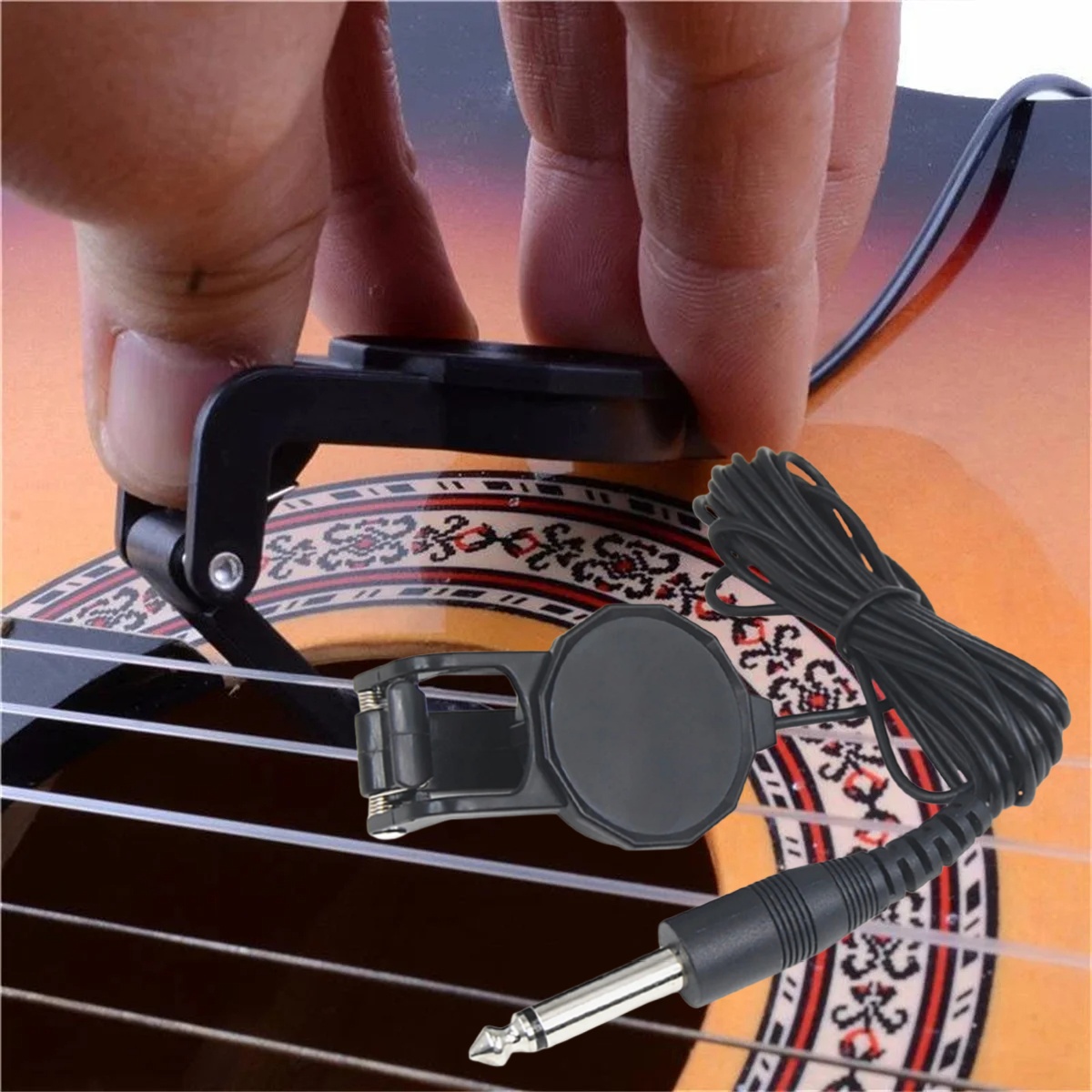 Musical Instrument In English - Audio Jack Clip On Pickup/2.5 M
