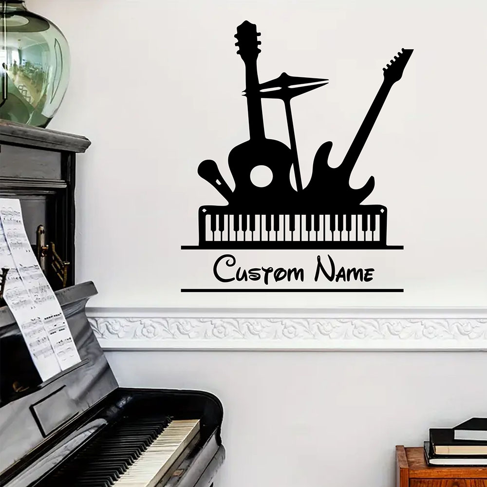 Musical Instrument Name - 1PC Cartoon Musical instrument Custom Name