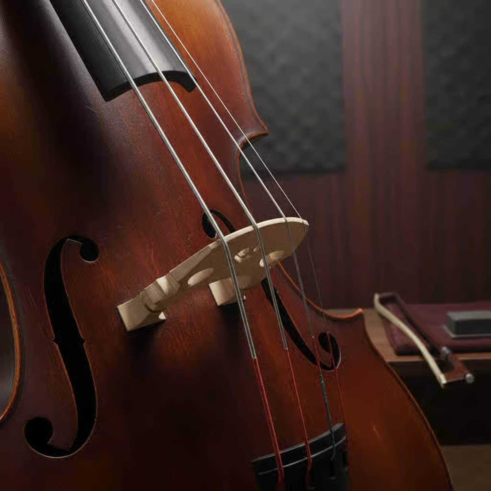 Musical Instrument In Orchestra - 5 Pieces Adjustable Maple Bass Bridge