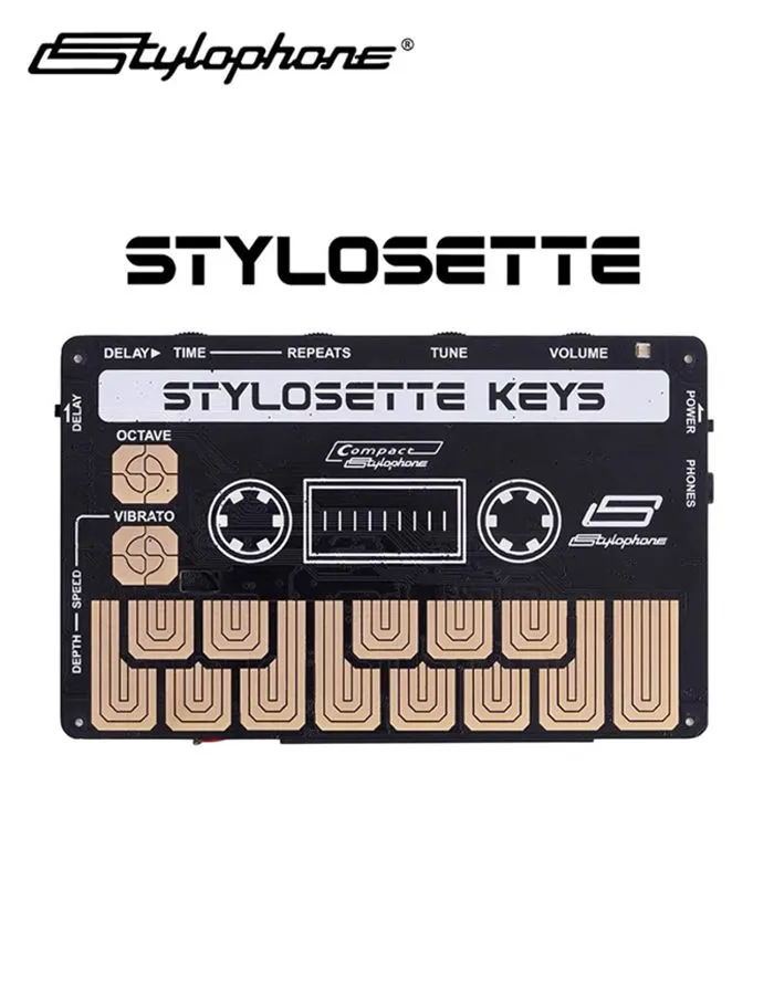 Musical Instrument Synthesizer - Stylophone Stylosette Tape Synthesizer Mini Touch