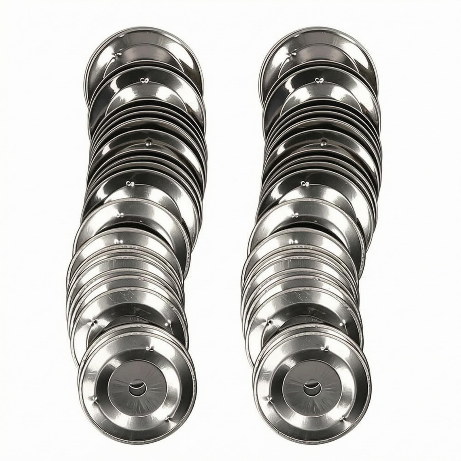 Musical Instrument Repair - 50pcs Steel Tambourine Bells Round Industrial
