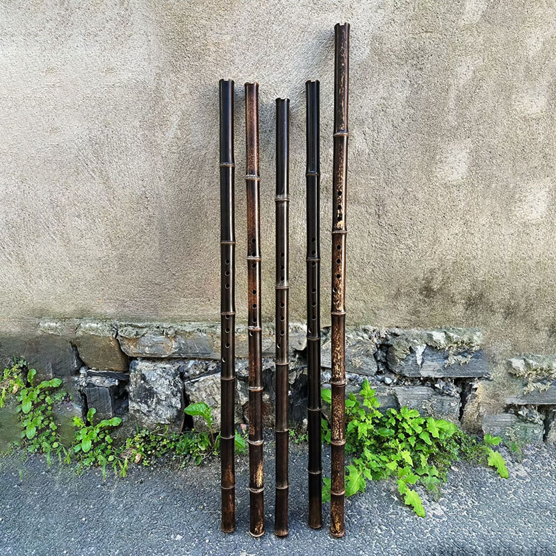 Musical Instrument In Chinese - 8 Holes Purple Bamboo Xiao G/F