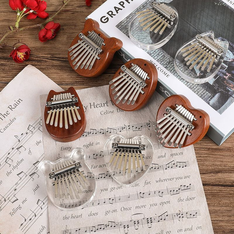 Musical Instrument Kalimba - 5*7cm 8Key Kalimba Thumb Piano Gifts