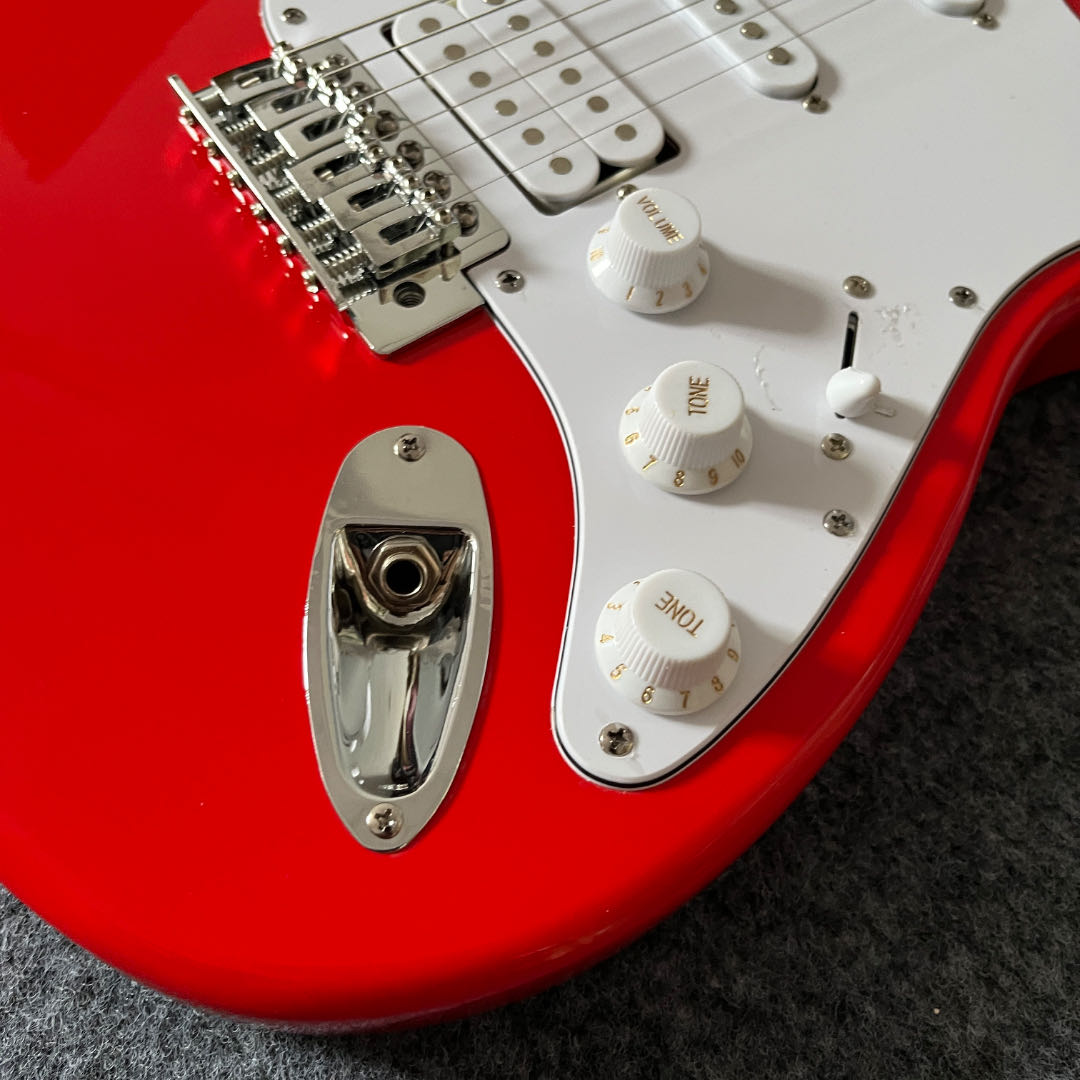 Electric Guitar Beginner - Professional Red STSS Electric Guitar with