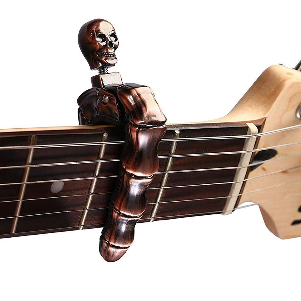 Guitar Capo Skull Capo for Aco - Musical Instrument In English ulasan dan harga