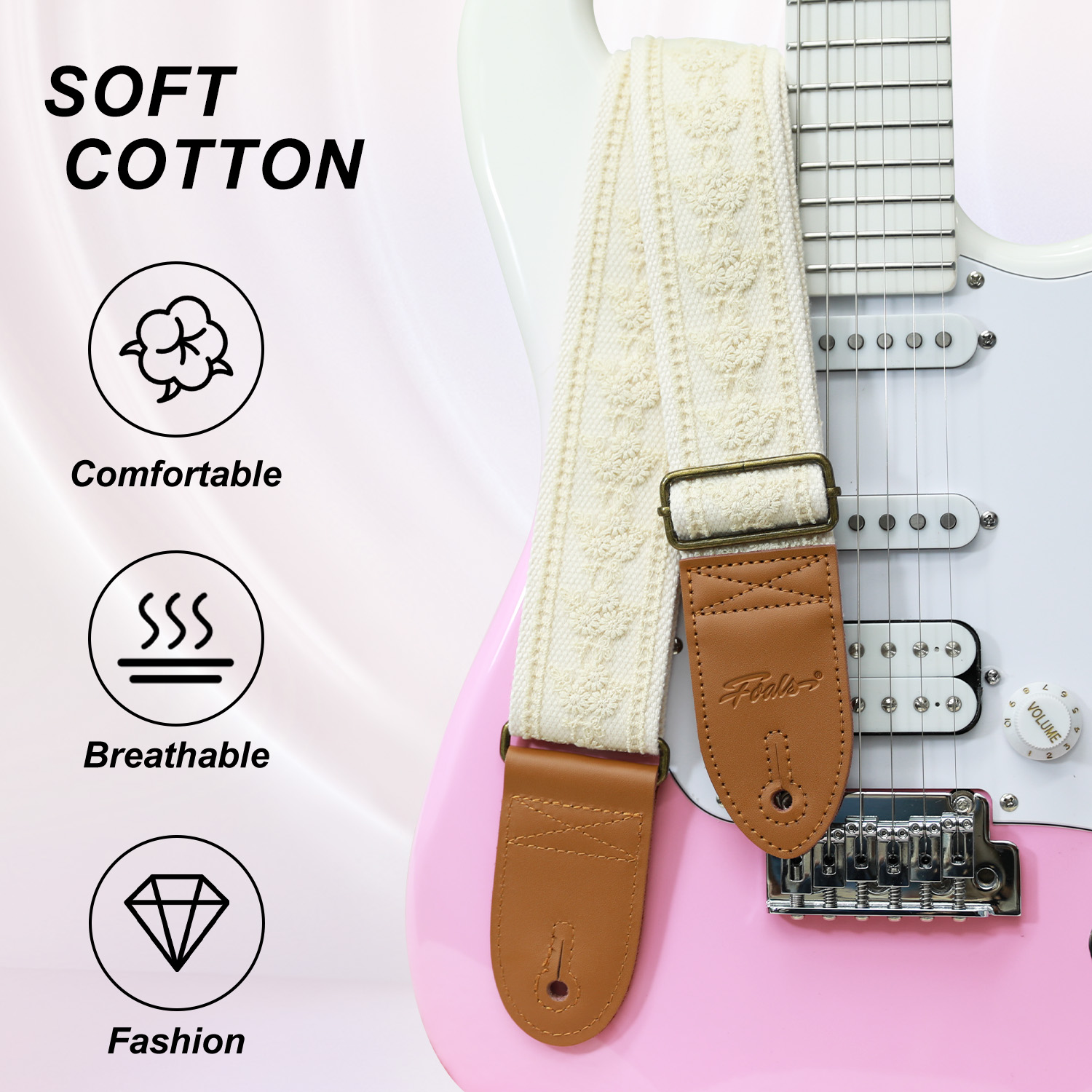 FOALS Guitar Straps Folk Bass  - Musical Instrument In English ulasan dan harga