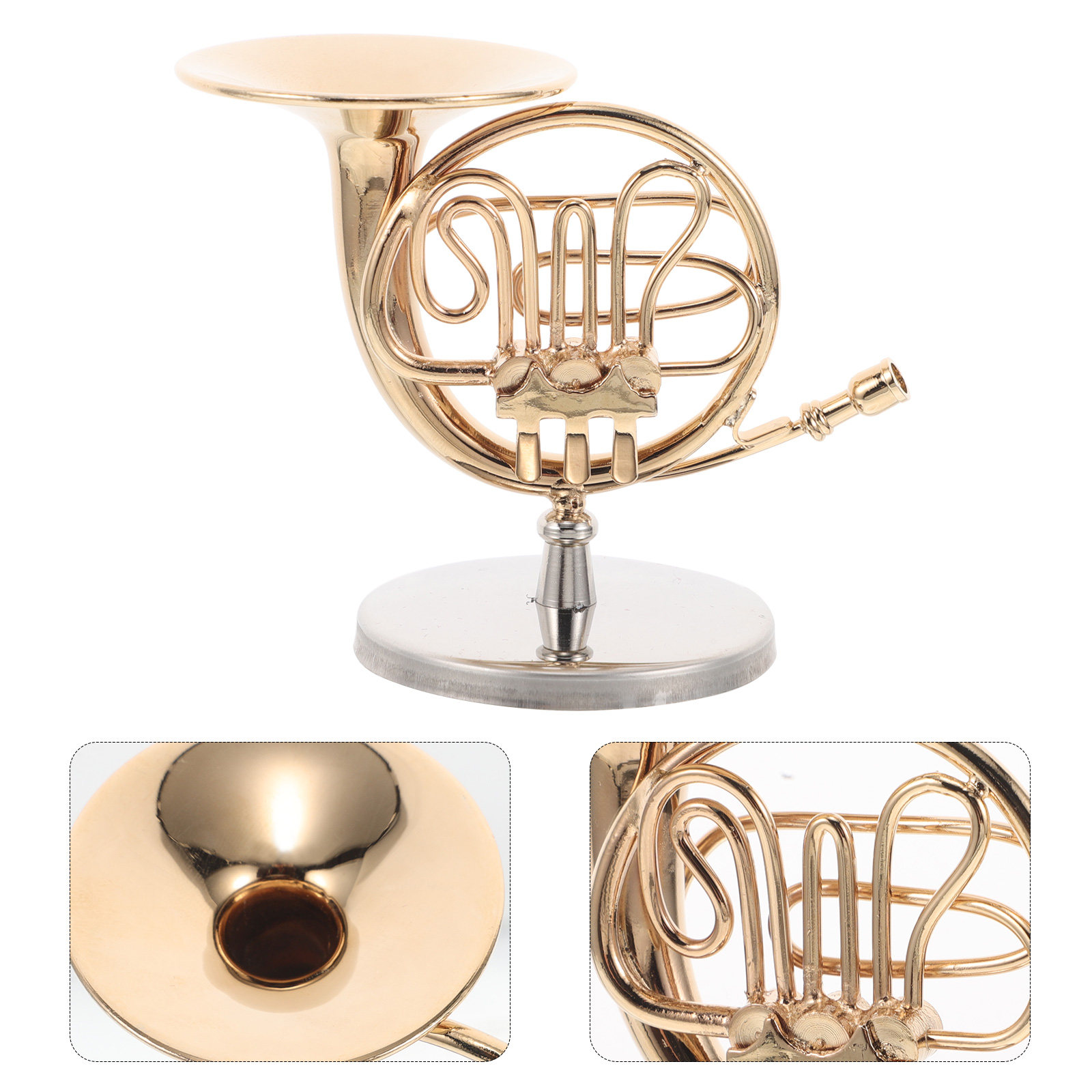 Miniature French Horn Handcraf - Musical Instrument French ulasan dan harga
