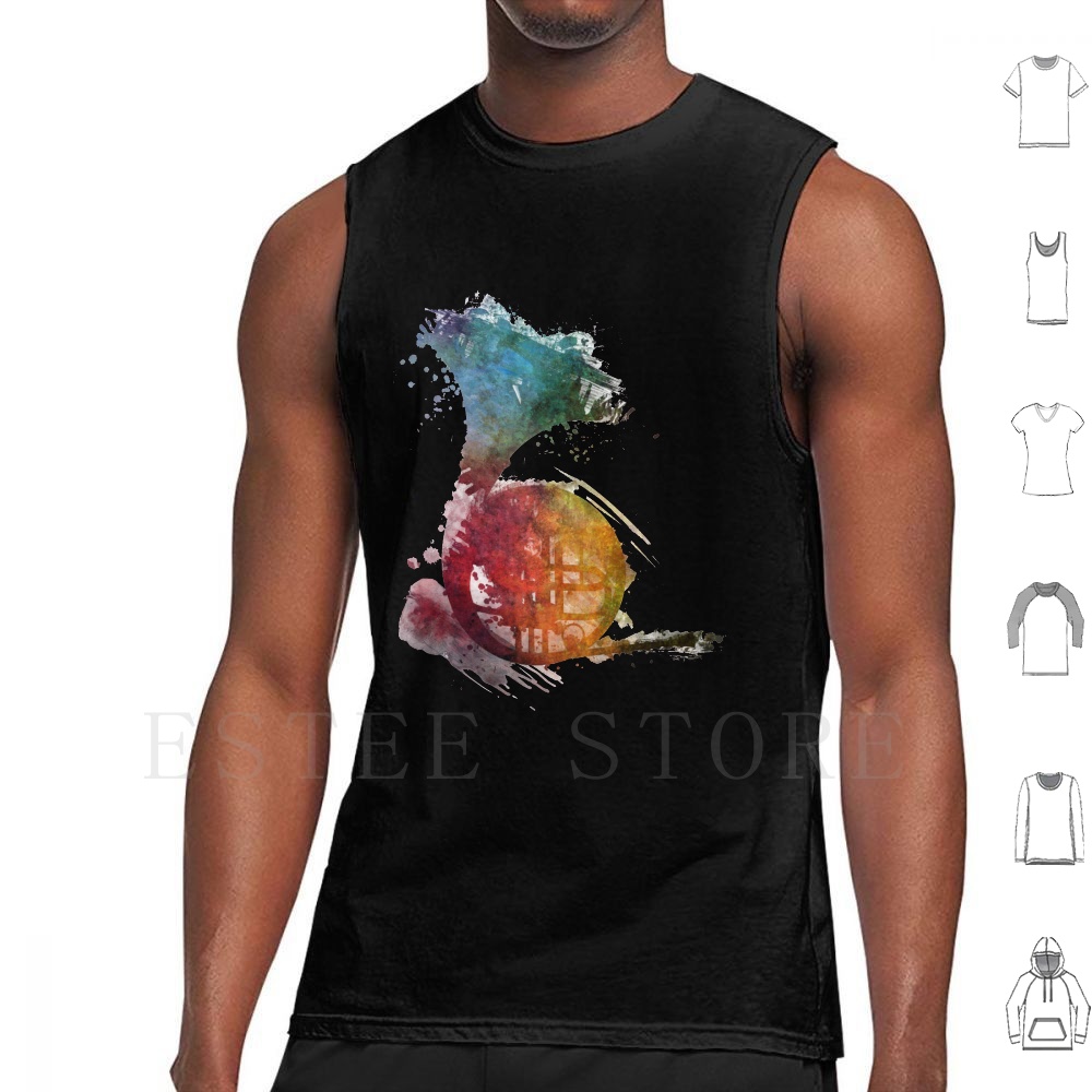 French Horn Watercolor Tank To - Musical Instrument French ulasan dan harga