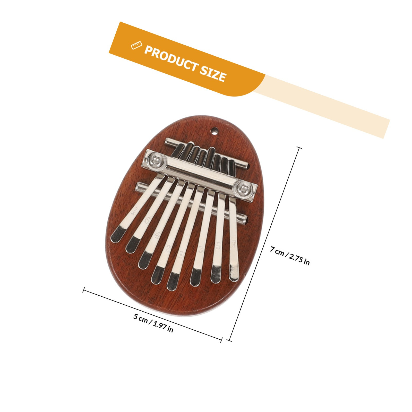 Wooden Kalimba 8 Keys Thumb Pi - Musical Instrument Kalimba ulasan dan harga