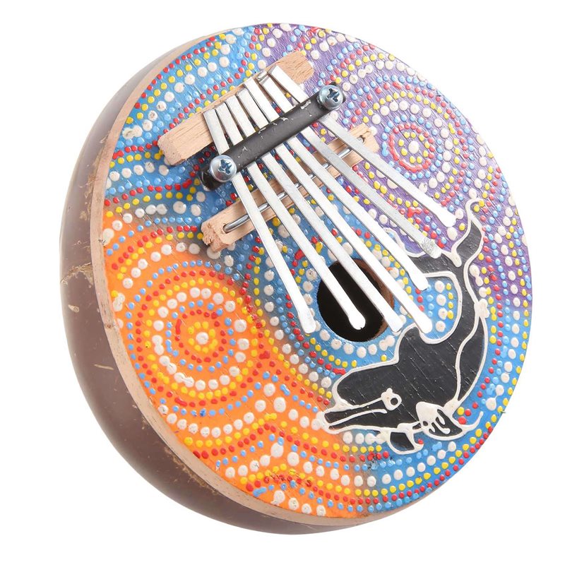 2X 7 Key Tuneable Coconut Shel - Musical Instrument Kalimba ulasan dan harga