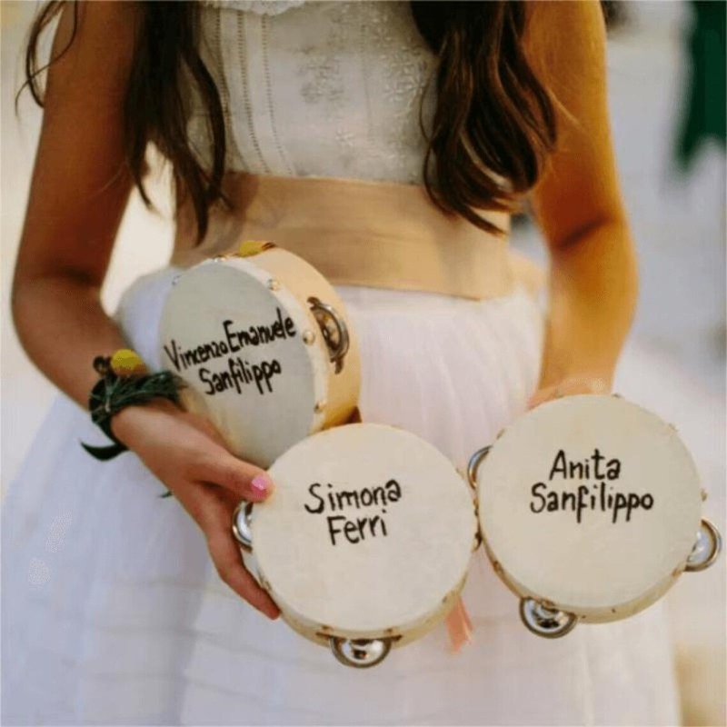 3/5PCS ﻿ Wedding Tambourine Dr - Musical Instrument Name ulasan dan harga