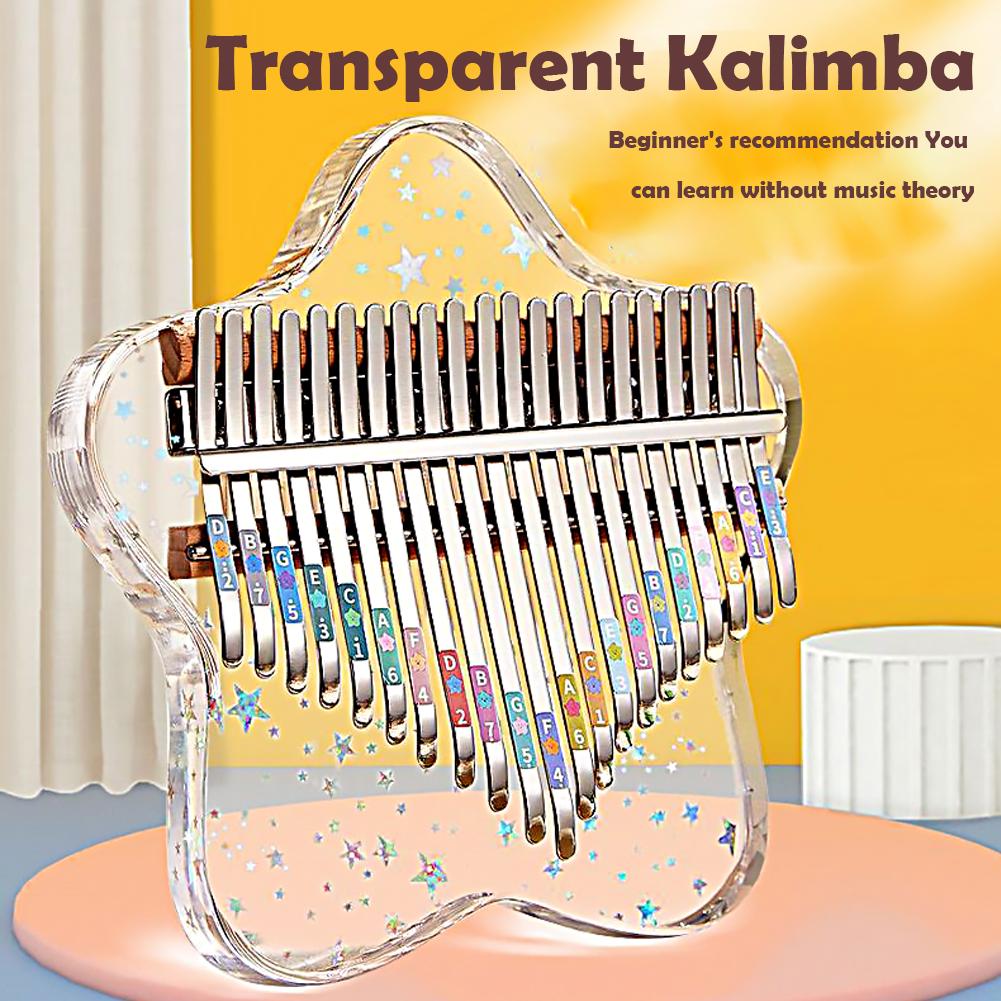 21/17 Keys Portable Finger Pia - Musical Instrument Kalimba ulasan dan harga