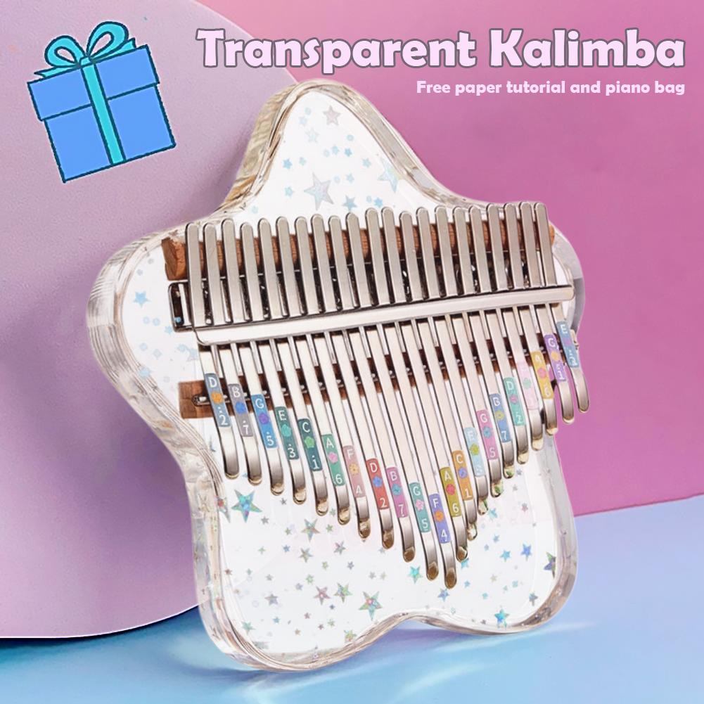 21/17 Keys Portable Finger Pia - Musical Instrument Kalimba ulasan dan harga