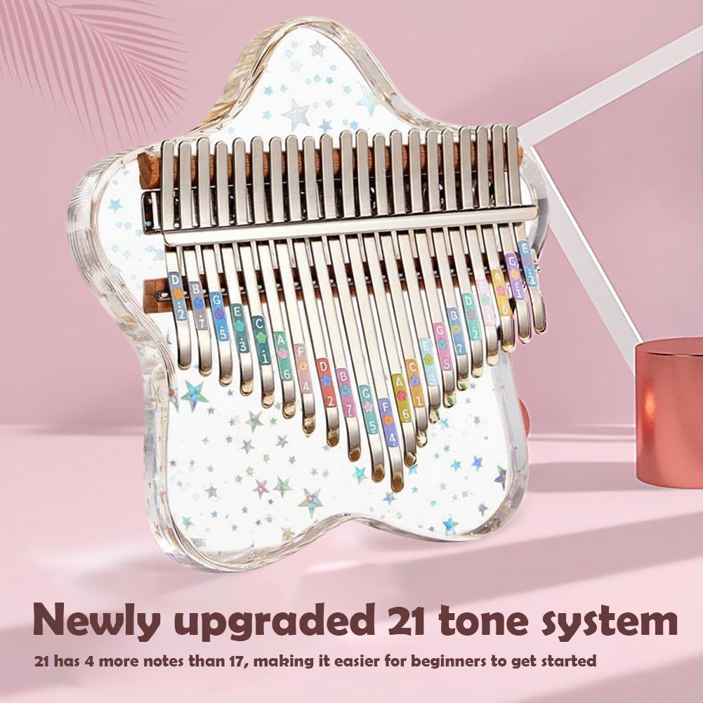 21/17 Keys Portable Finger Pia - Musical Instrument Kalimba ulasan dan harga