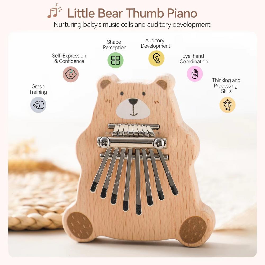 8 Key Mini Kalimba Portable Th - Musical Instrument Kalimba ulasan dan harga