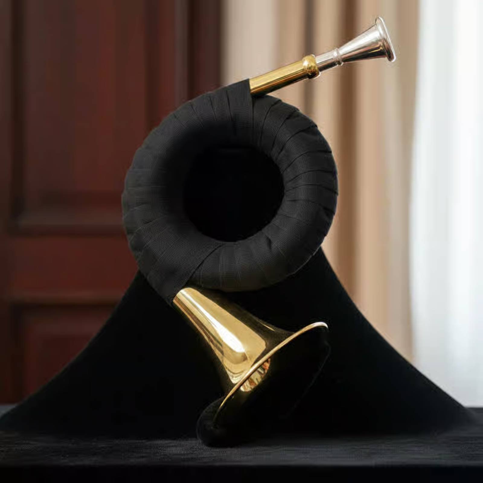 Bb Brass Instrument Gold Color - Musical Instrument French ulasan dan harga
