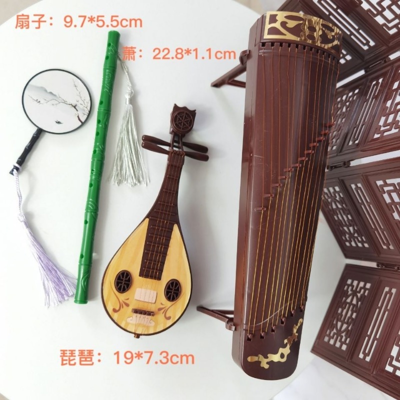 Antique Doll Accessories Chine - Musical Instrument Xiao ulasan dan harga