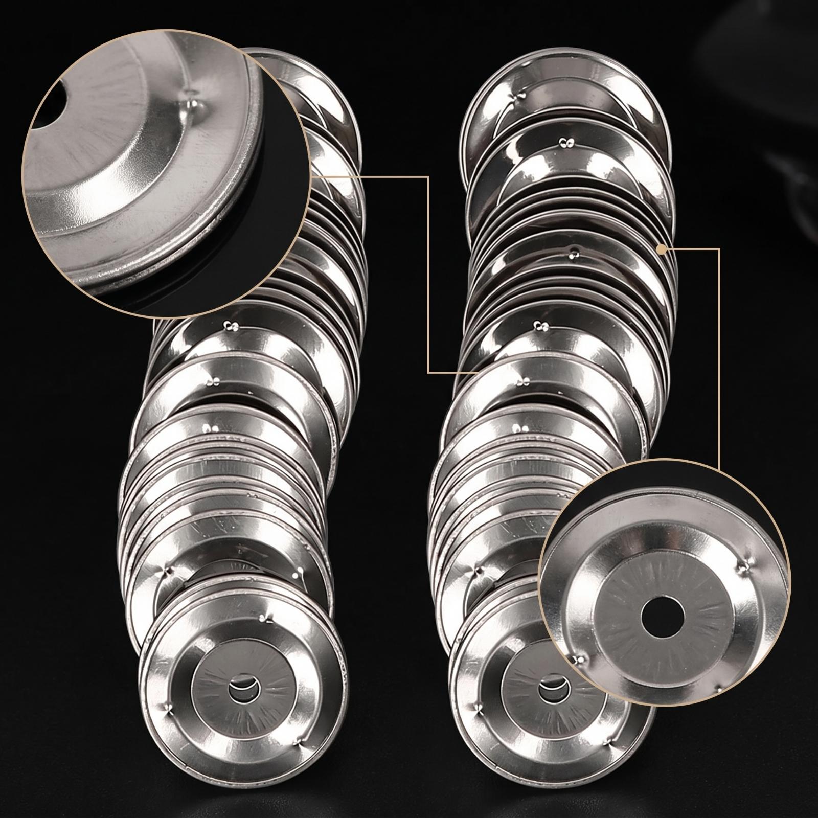 50pcs Steel Tambourine Bells R - Musical Instrument Repair ulasan dan harga
