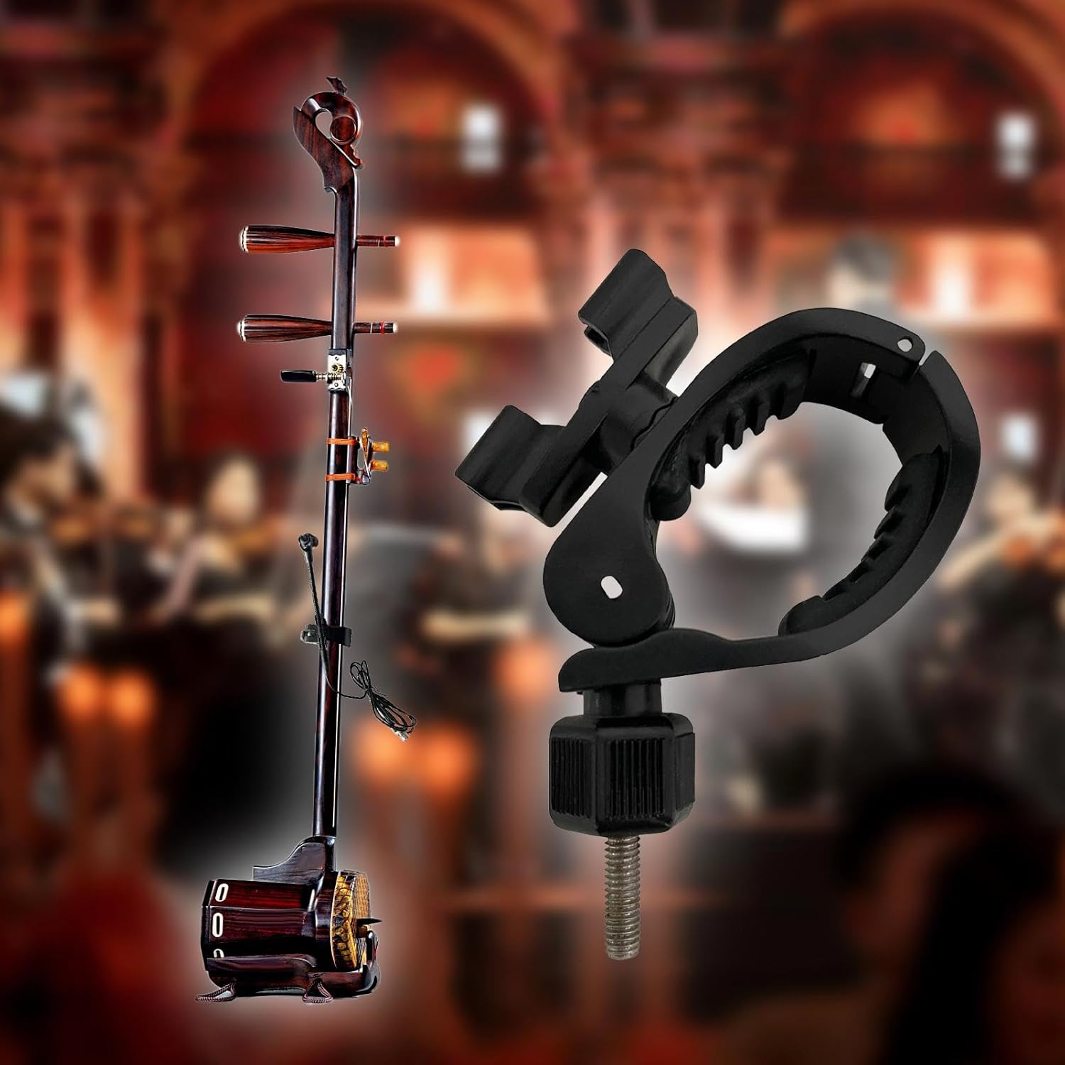 Flute Clip Microphone Stands f - Musical Instrument In Orchestra ulasan dan harga
