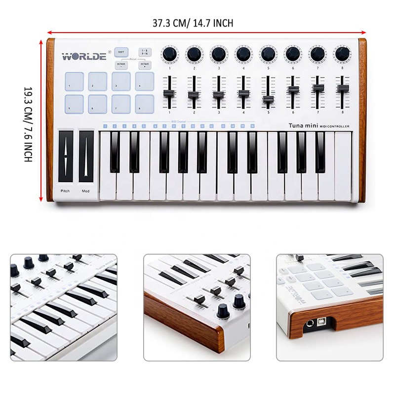 Brand 8 Encoders Faders USB MI - Musical Instrument Brands ulasan dan harga