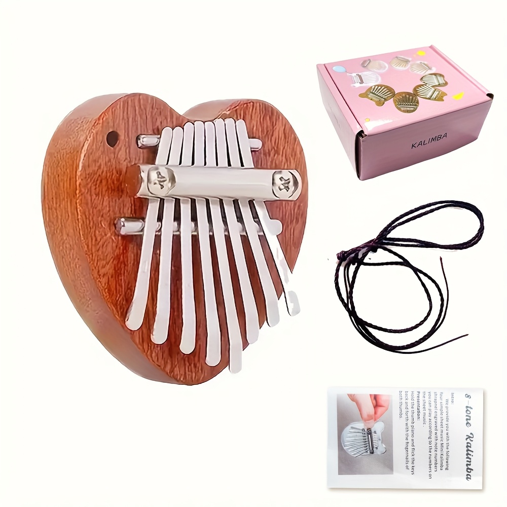 8 Key Mini Wooden Kalimba Pian - Musical Instrument Kalimba ulasan dan harga