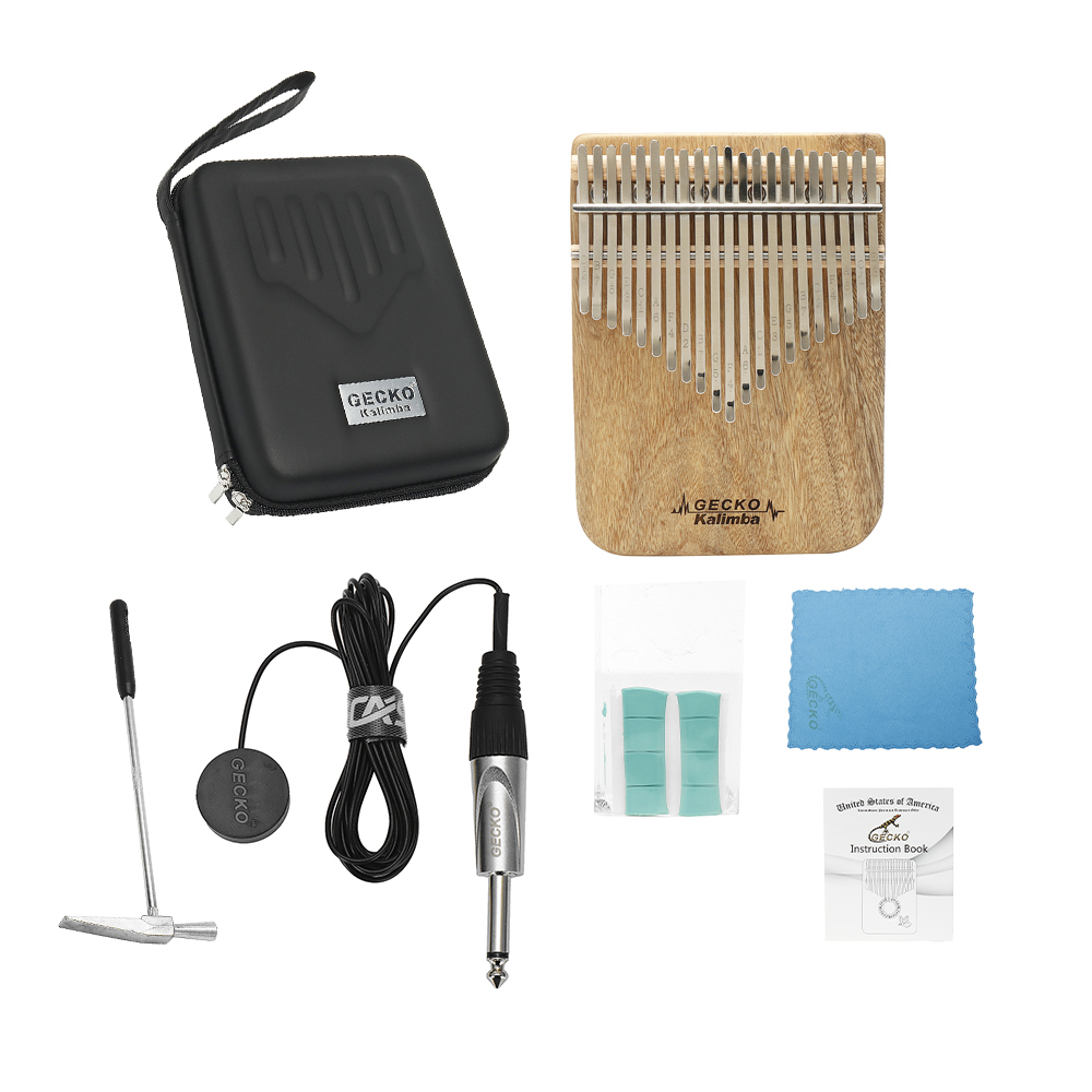GECKO Kalimba 21-Key Camphor W - Musical Instrument Kalimba ulasan dan harga