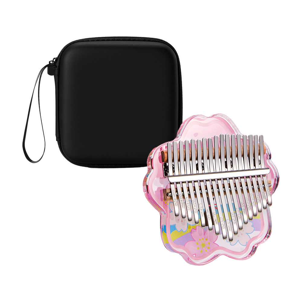 Mini Thumb Piano 17 Keys Porta - Musical Instrument Kalimba ulasan dan harga