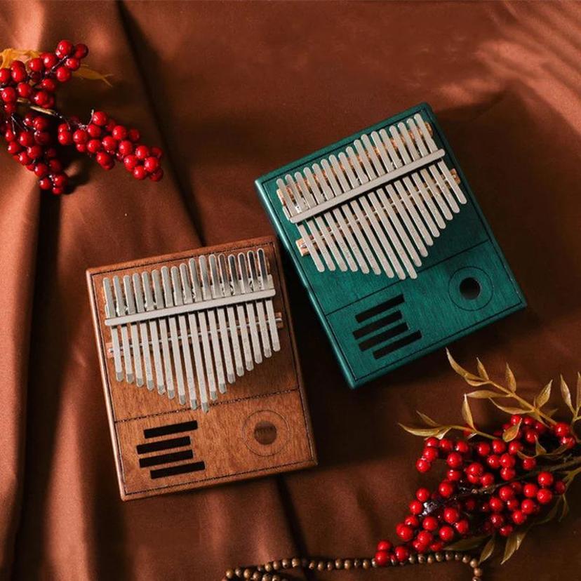 Retro Kalimba 17 Key Thumb Pia - Musical Instrument Kalimba ulasan dan harga