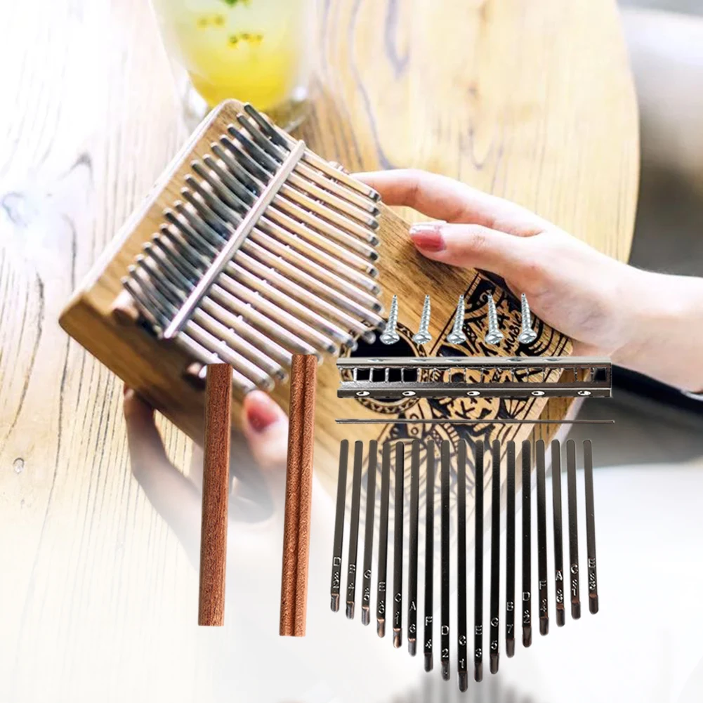 DIY 17 Tone Kalimba Keys Tines - Musical Instrument Kalimba ulasan dan harga