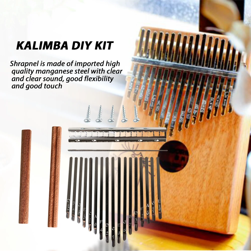 DIY 17 Tone Kalimba Keys Tines - Musical Instrument Kalimba ulasan dan harga