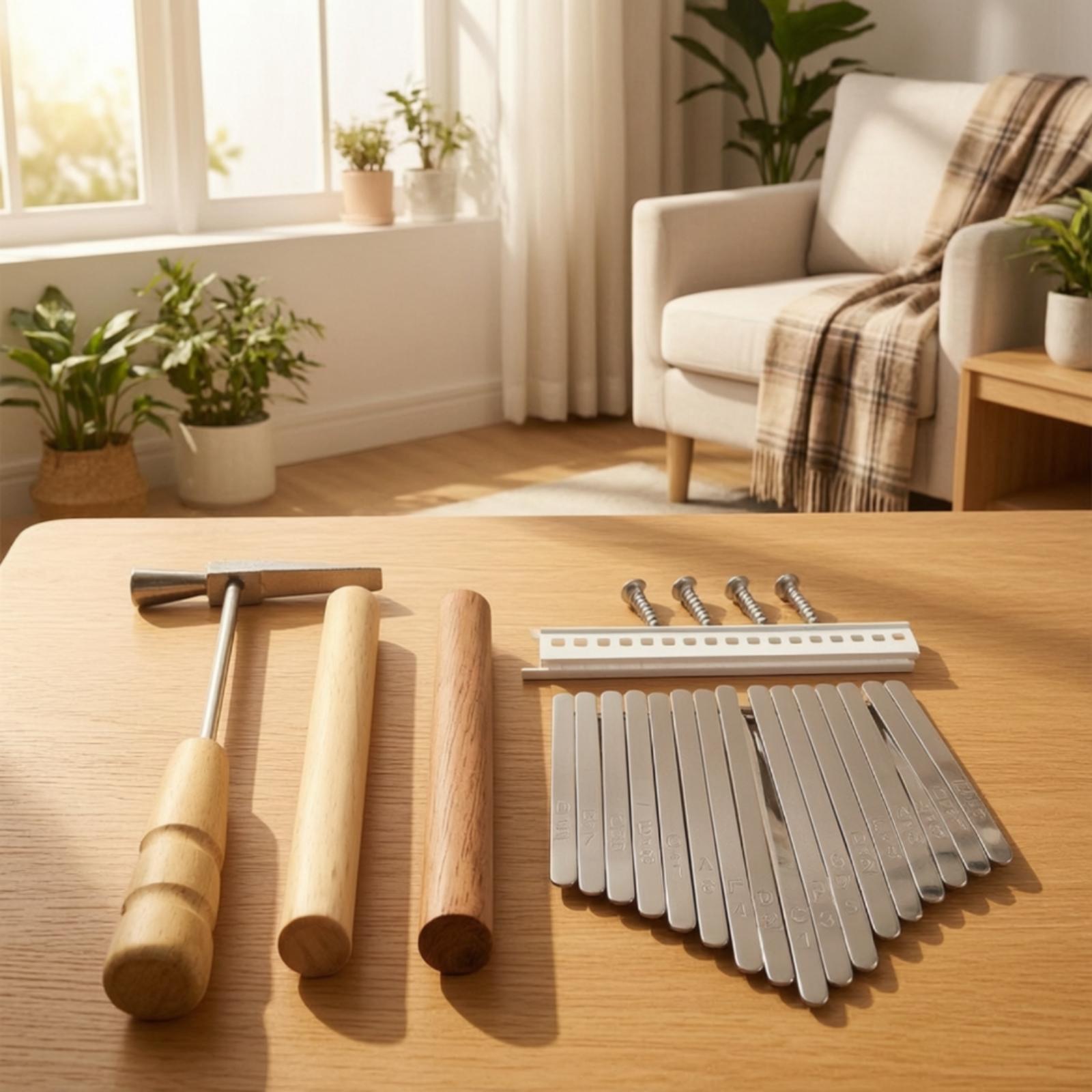 DIY Kalimba Thumb Piano 17 Key - Musical Instrument Kalimba ulasan dan harga