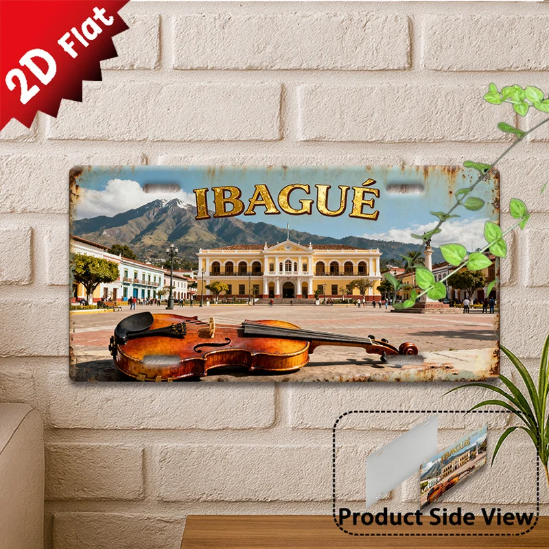 1pc Ivague Music-Themed Metal  - Musical Instrument Sign ulasan dan harga