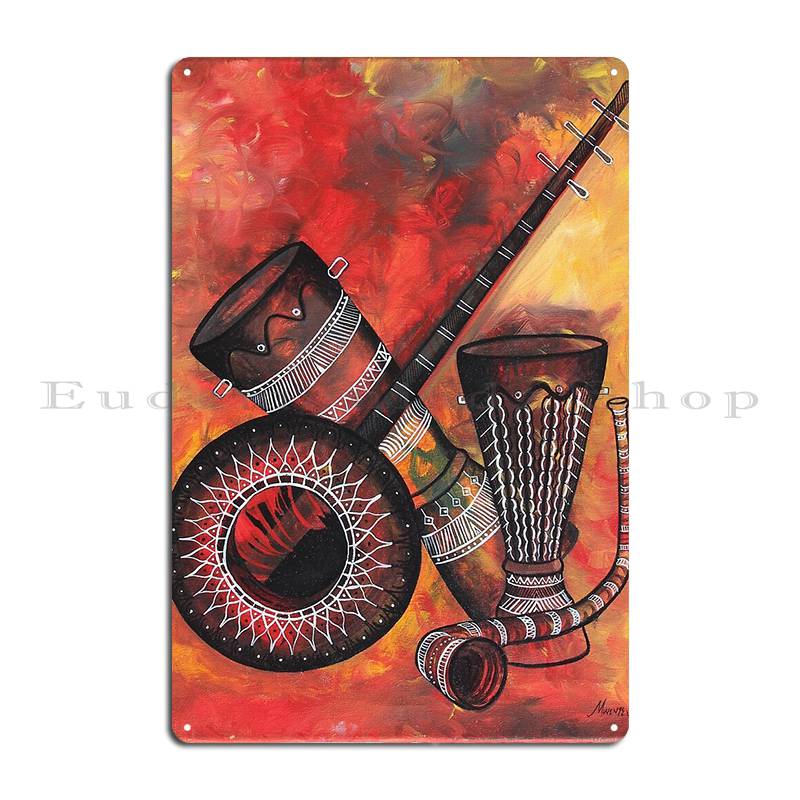 Music Instrument Metal Sign Ga - Musical Instrument Sign ulasan dan harga