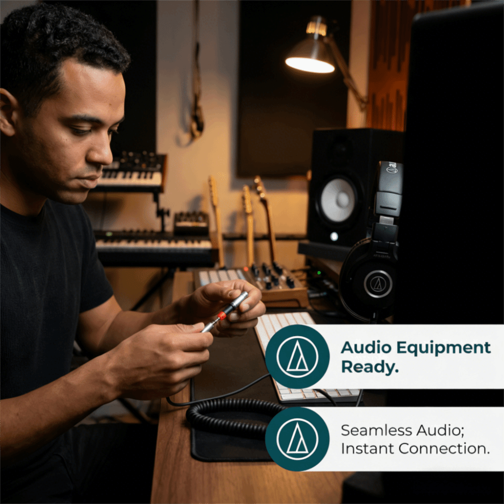 Plug and Play 2.5mm to 3.5mm A - Audio Technica Headphone Ath-M50X ulasan dan harga