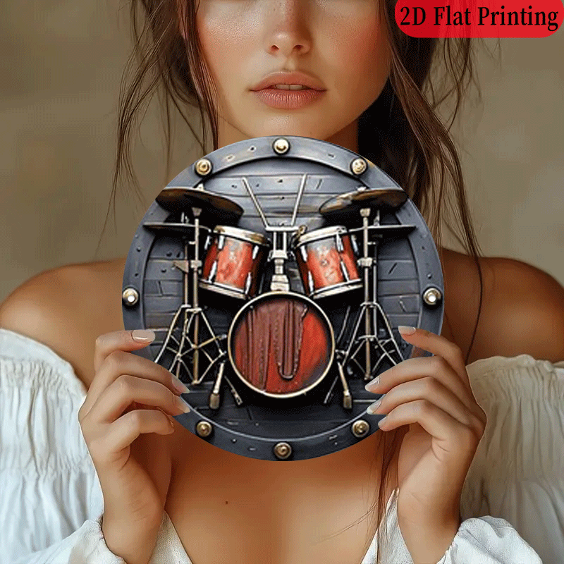 2D Flat, 1pc, 20.32x20.32 cm 2 - Musical Instrument Sign ulasan dan harga