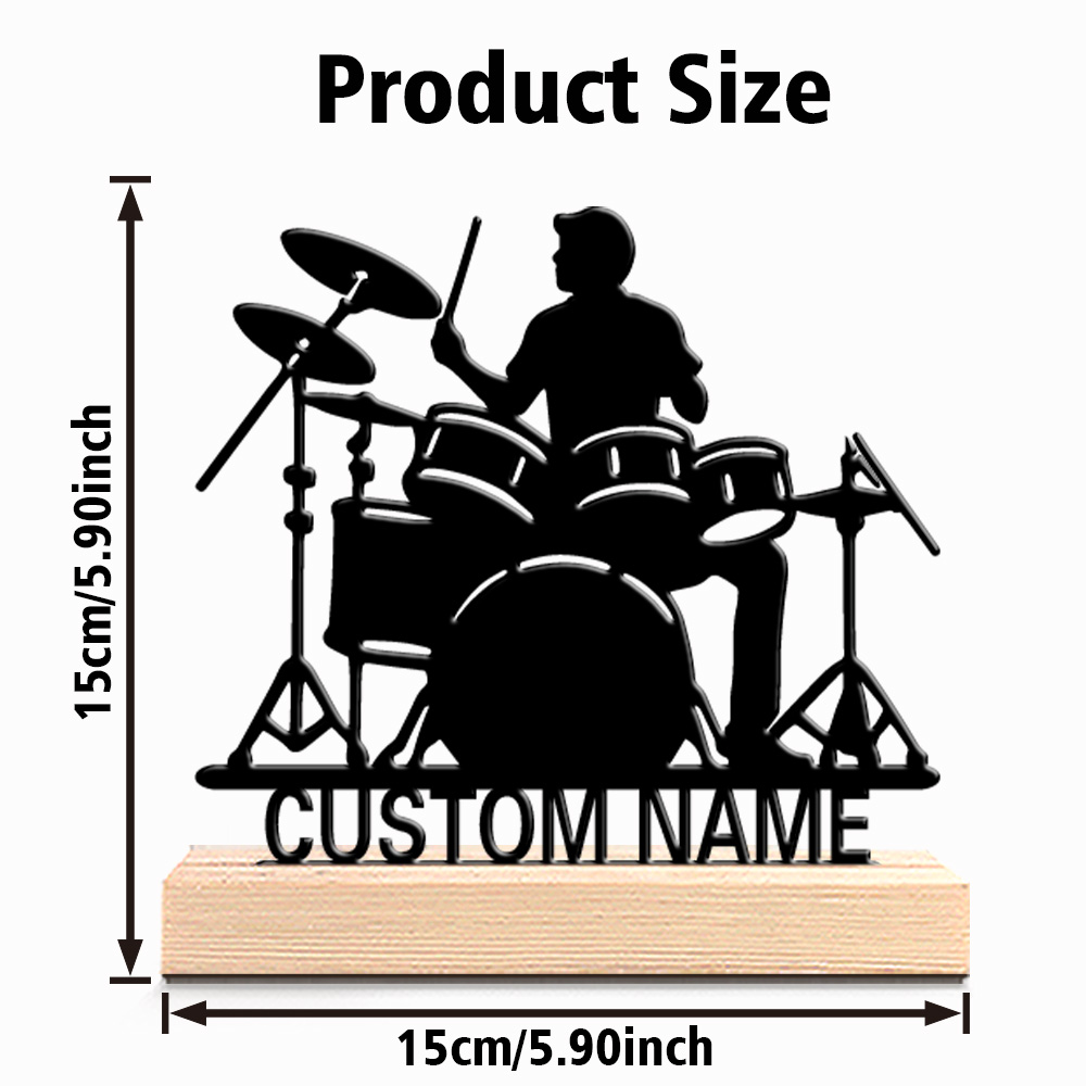 1pc  Custom name Beat A Drum M - Musical Instrument Name ulasan dan harga