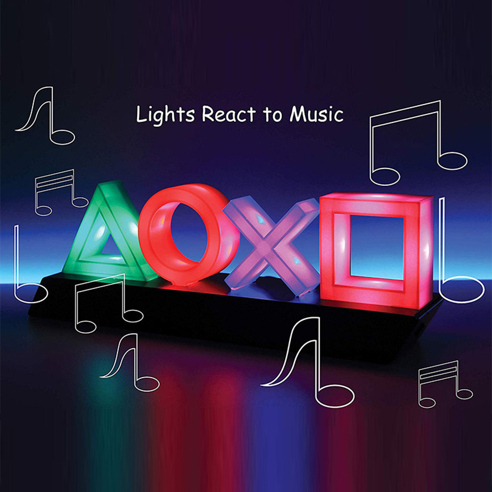 Colorful Game Icon Lamp for PS - Musical Instrument Sign ulasan dan harga