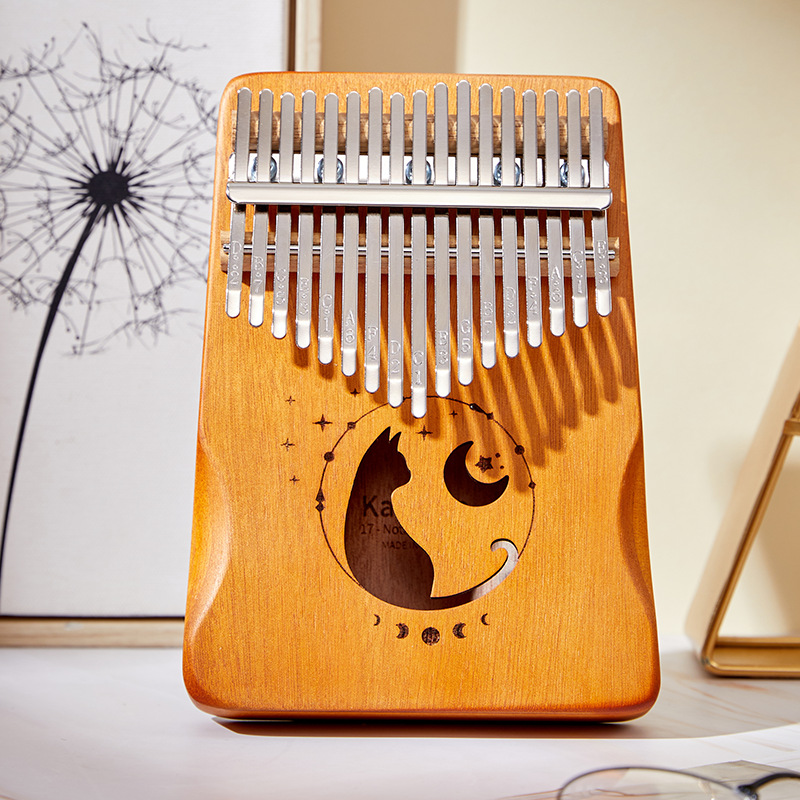 17 Keys Kalimba Gradient Color - Musical Instrument Kalimba ulasan dan harga