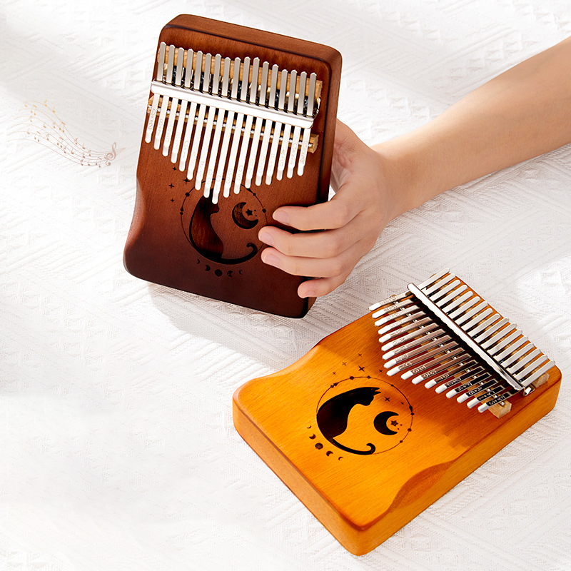 17 Keys Kalimba Gradient Color - Musical Instrument Kalimba ulasan dan harga