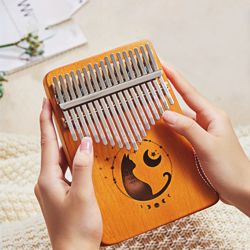 17 Keys Kalimba Gradient Color - Musical Instrument Kalimba ulasan dan harga