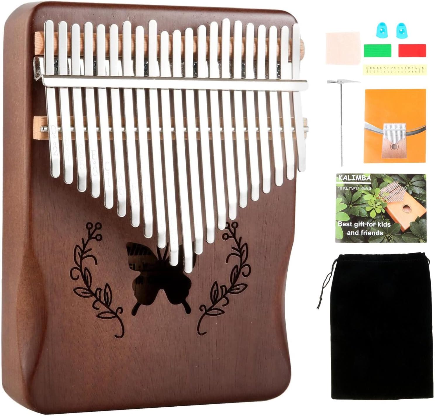 Kalimba 21 Keys Thumb Piano, N - Musical Instrument Kalimba ulasan dan harga