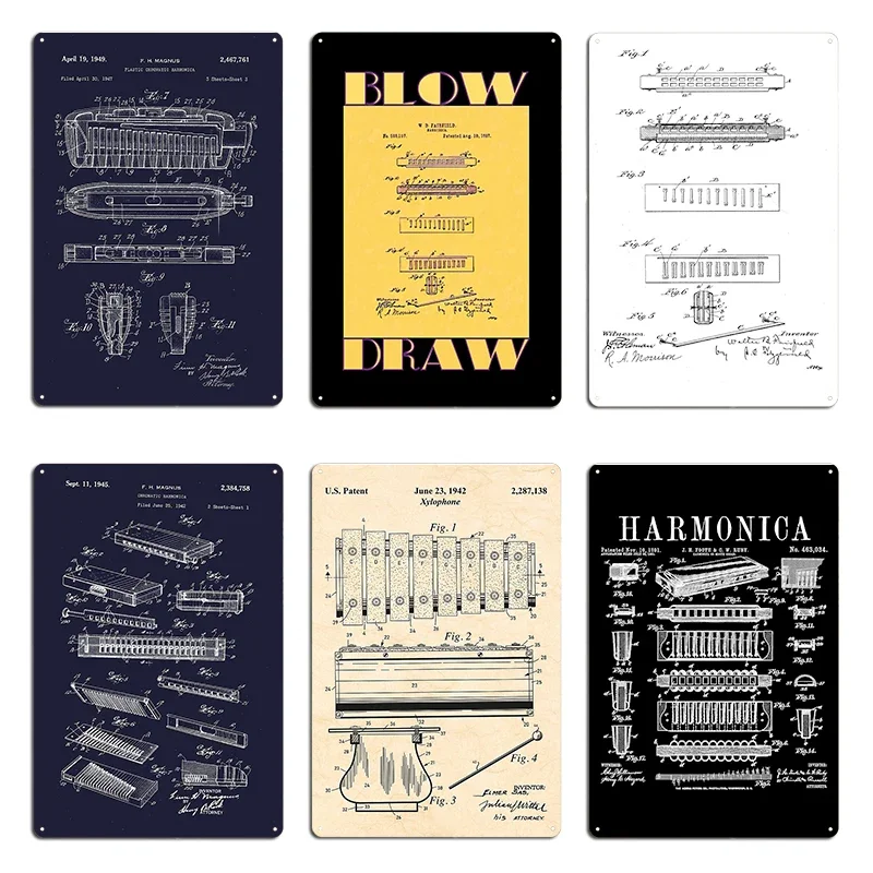 Hohner Harmonica Patent Player - Musical Instrument Sign ulasan dan harga